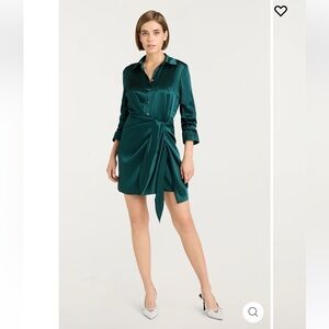 Cinq a Sept Mini Jacey Silk Dress